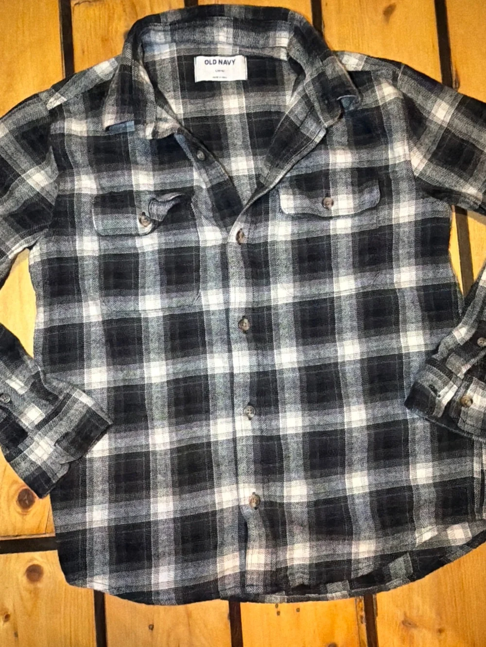 Flannel button up